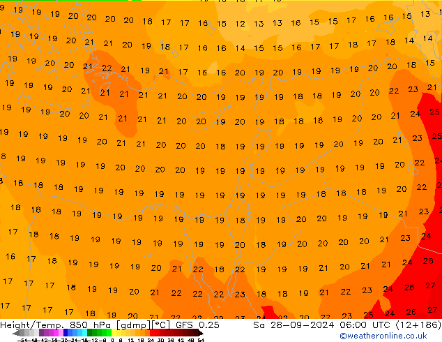 Z500/Rain (+SLP)/Z850 GFS 0.25 сб 28.09.2024 06 UTC