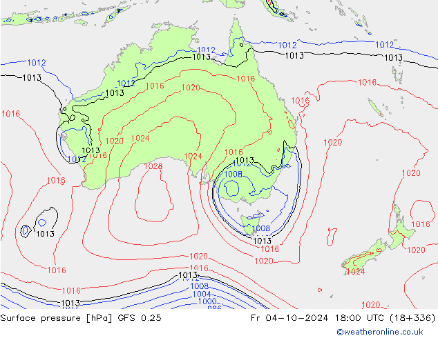 GFS 0.25: pt. 04.10.2024 18 UTC