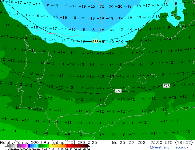 Z500/Regen(+SLP)/Z850 GFS 0.25 ma 23.09.2024 03 UTC