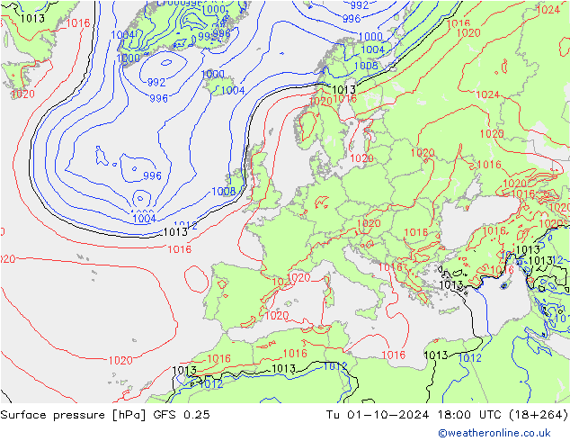 GFS 0.25:  01.10.2024 18 UTC