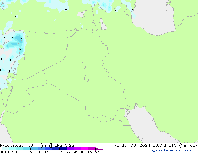 Z500/Rain (+SLP)/Z850 GFS 0.25 Mo 23.09.2024 12 UTC