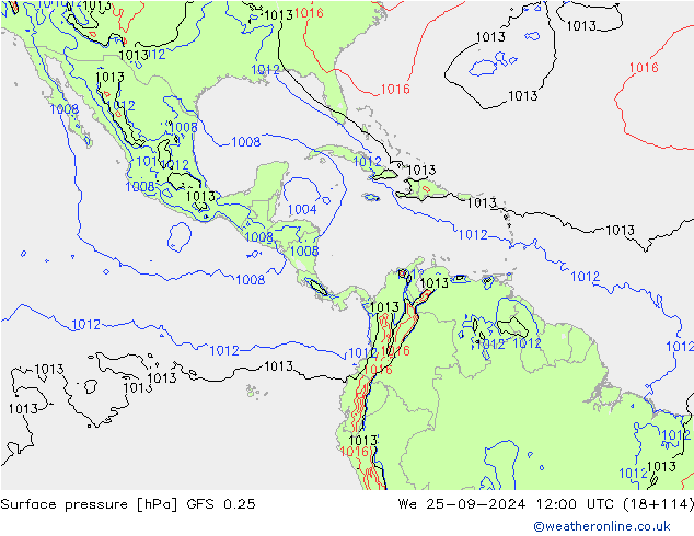 GFS 0.25:  25.09.2024 12 UTC