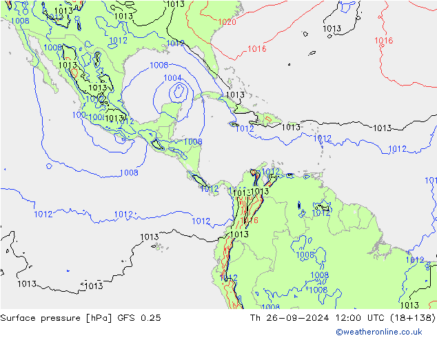 GFS 0.25:  26.09.2024 12 UTC