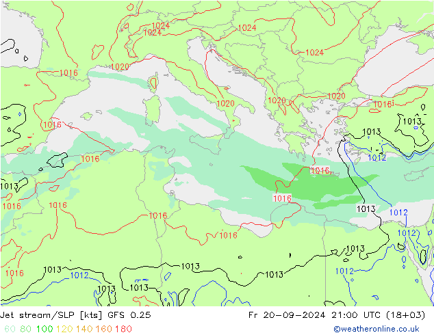  GFS 0.25  20.09.2024 21 UTC