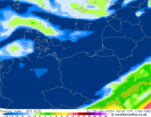 Soaring Index GFS 0.25 Su 29.09.2024 00 UTC