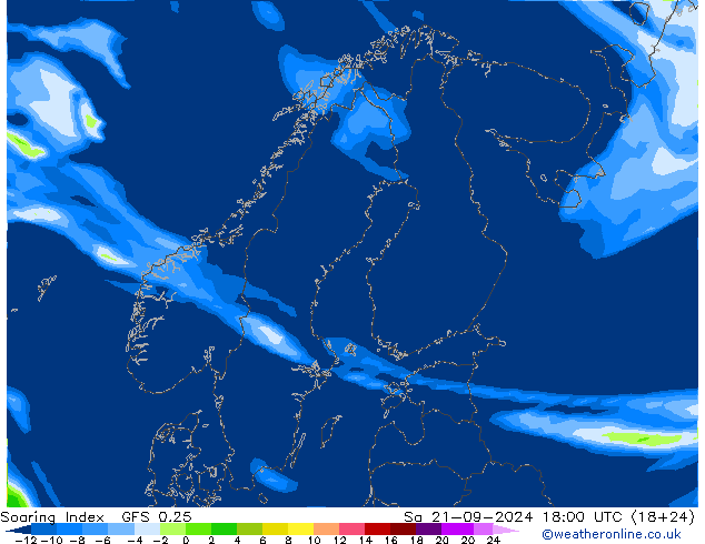 Soaring Index GFS 0.25 Sa 21.09.2024 18 UTC