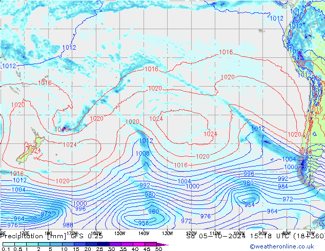 GFS 0.25: Sa 05.10.2024 18 UTC