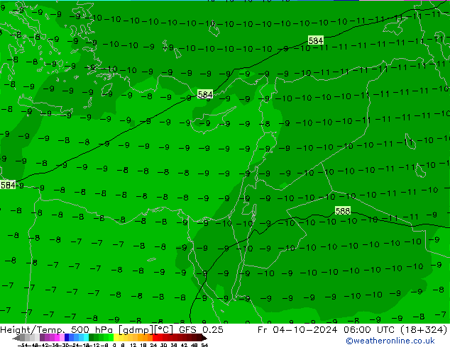 GFS 0.25: Sex 04.10.2024 06 UTC