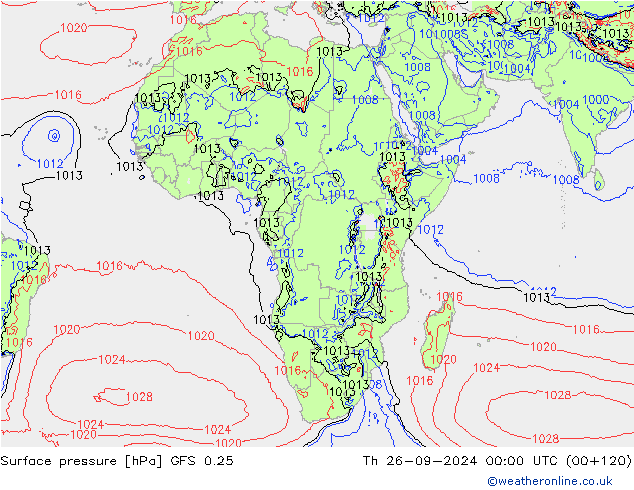 GFS 0.25: do 26.09.2024 00 UTC