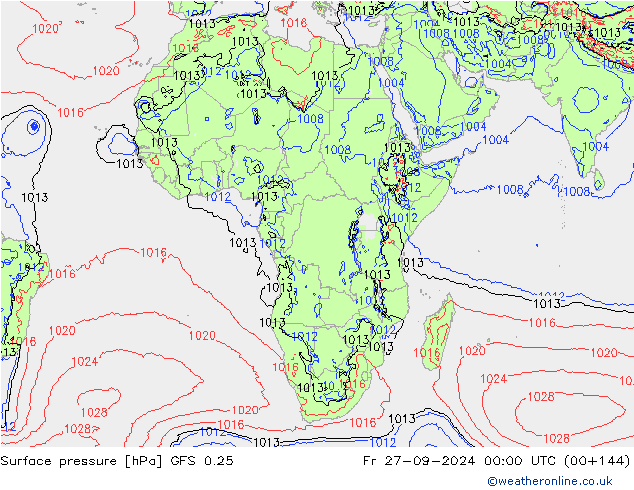 GFS 0.25: pt. 27.09.2024 00 UTC