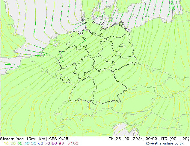  10m GFS 0.25  26.09.2024 00 UTC