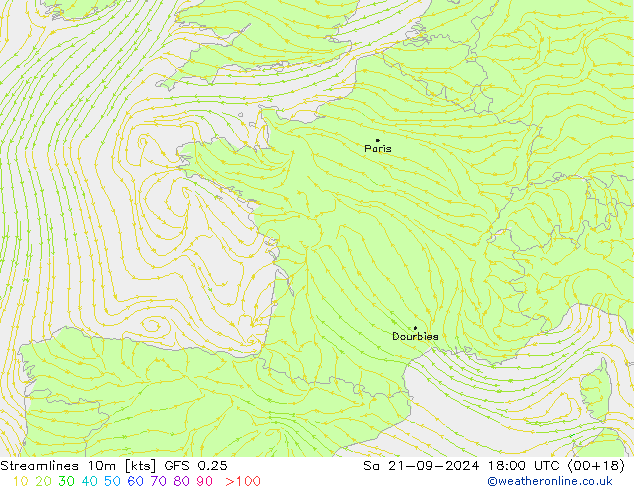  10m GFS 0.25  21.09.2024 18 UTC