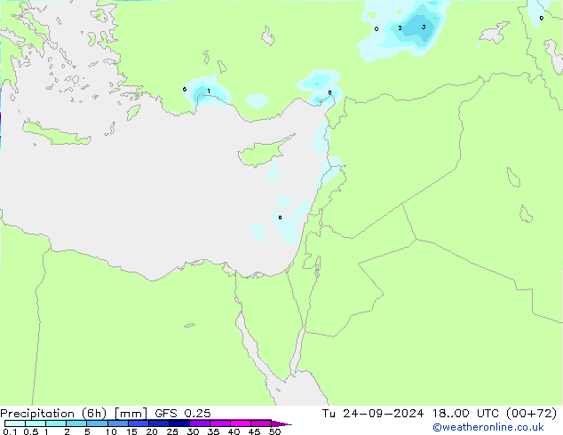 Z500/Rain (+SLP)/Z850 GFS 0.25 Tu 24.09.2024 00 UTC