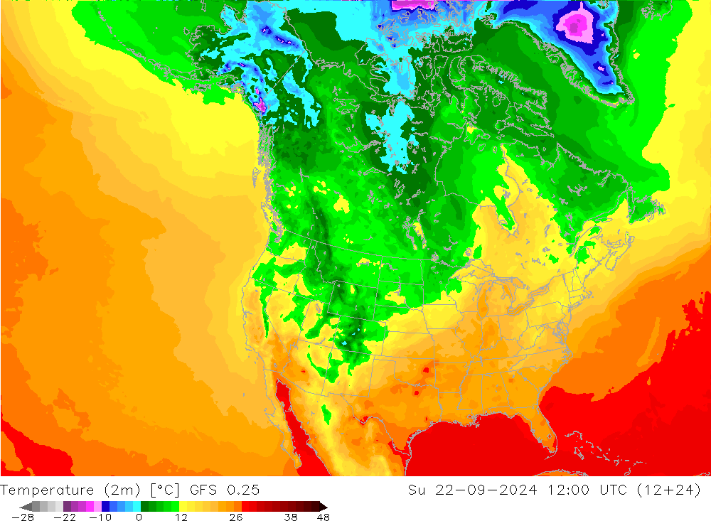 GFS 0.25: So 22.09.2024 12 UTC