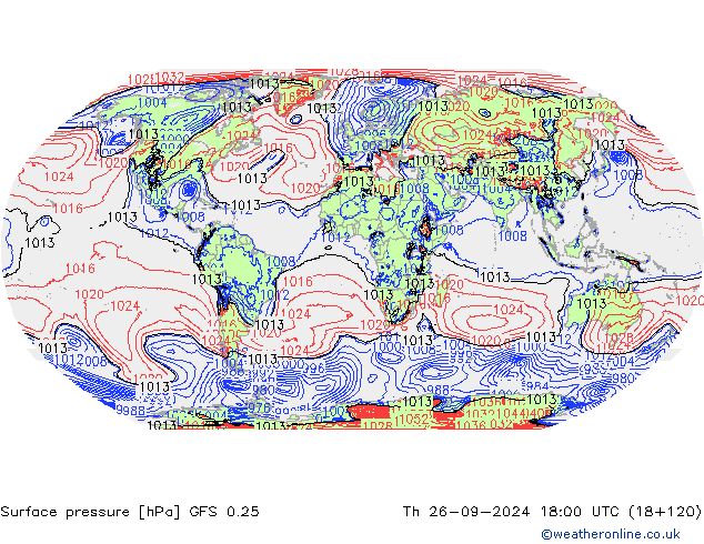 GFS 0.25: Th 26.09.2024 18 UTC