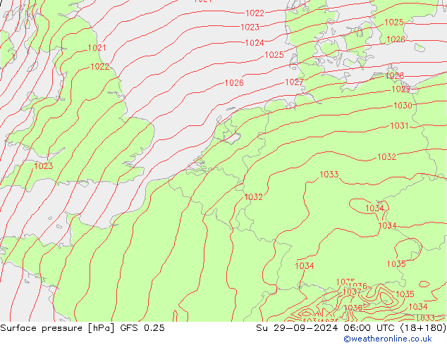 GFS 0.25: So 29.09.2024 06 UTC