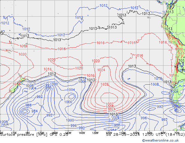 GFS 0.25: Sa 28.09.2024 12 UTC