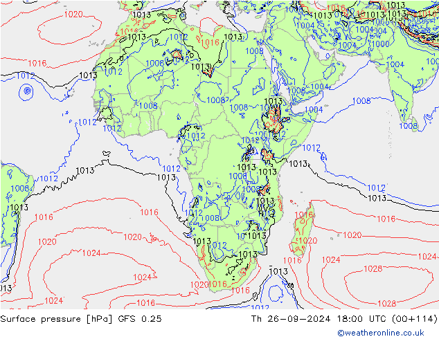 GFS 0.25: Th 26.09.2024 18 UTC