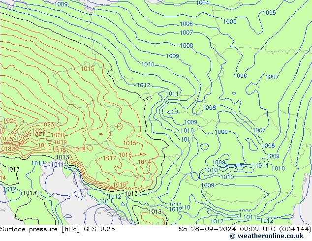 GFS 0.25: Sa 28.09.2024 00 UTC