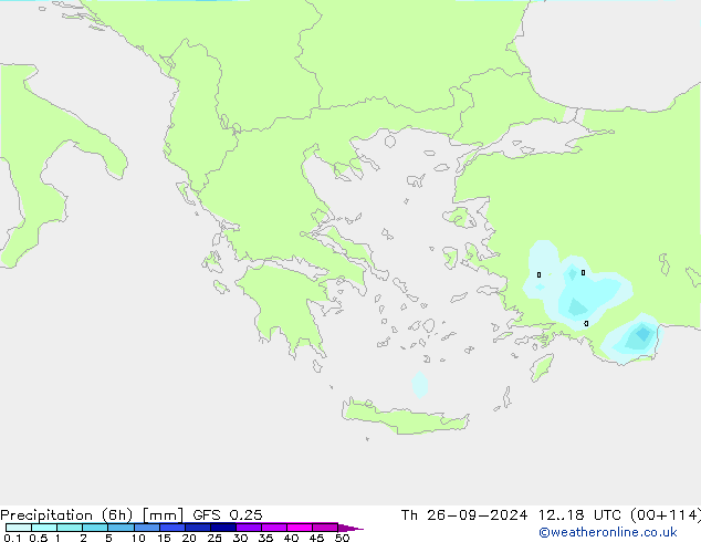 Z500/Rain (+SLP)/Z850 GFS 0.25 Qui 26.09.2024 18 UTC