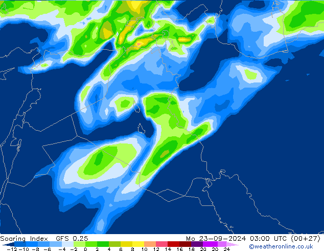 Soaring Index GFS 0.25 Mo 23.09.2024 03 UTC