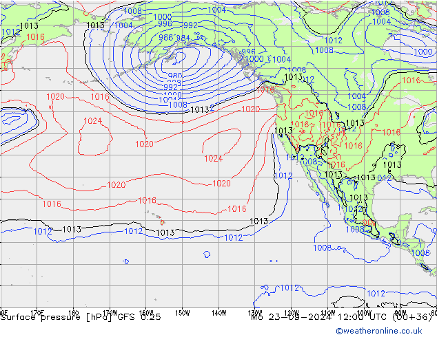 GFS 0.25: Mo 23.09.2024 12 UTC