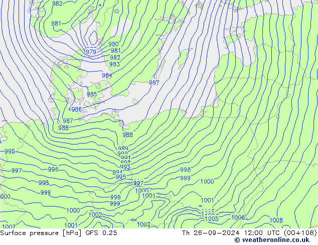 GFS 0.25: do 26.09.2024 12 UTC