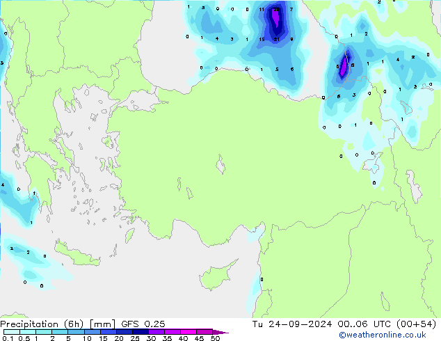 Z500/Rain (+SLP)/Z850 GFS 0.25 mar 24.09.2024 06 UTC