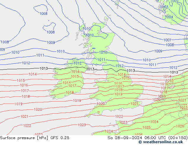 GFS 0.25: Sa 28.09.2024 06 UTC