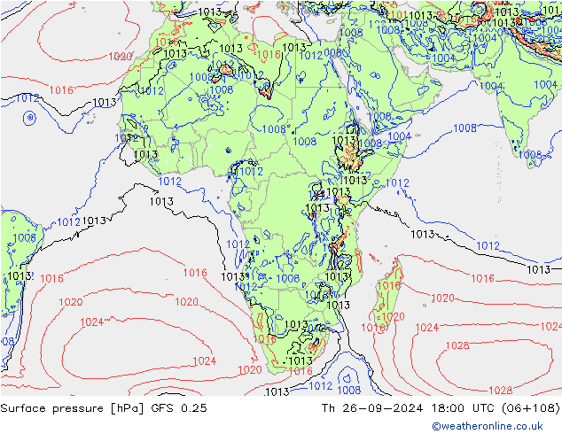 GFS 0.25: чт 26.09.2024 18 UTC