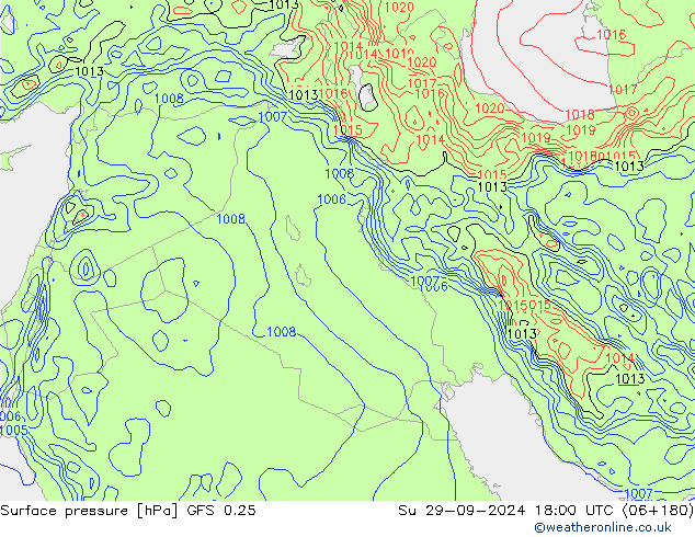 GFS 0.25: zo 29.09.2024 18 UTC