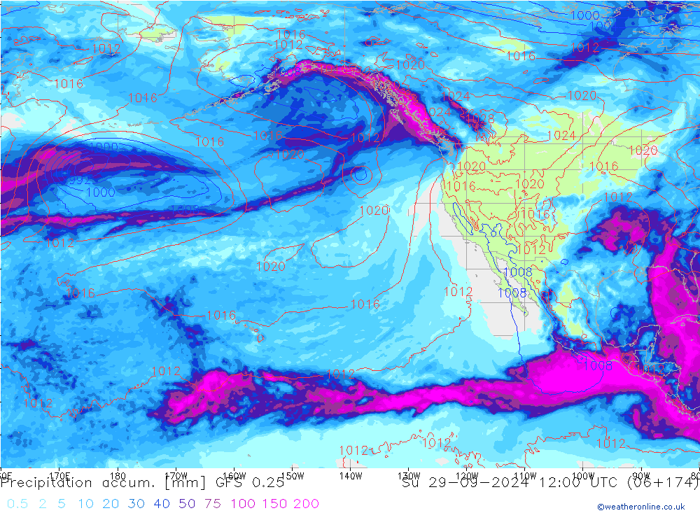 Nied. akkumuliert GFS 0.25 So 29.09.2024 12 UTC