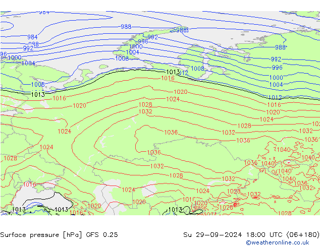 GFS 0.25: So 29.09.2024 18 UTC