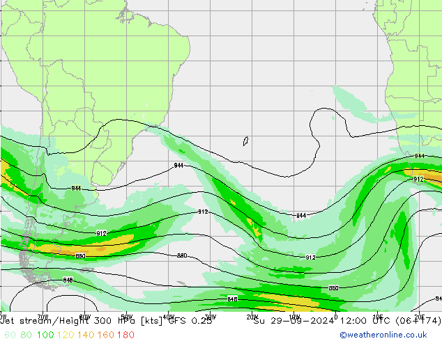 джет GFS 0.25 Вс 29.09.2024 12 UTC