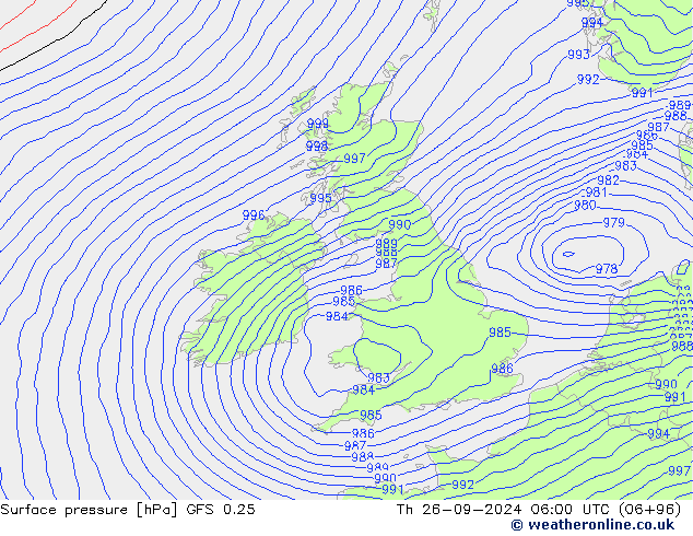 GFS 0.25: Th 26.09.2024 06 UTC