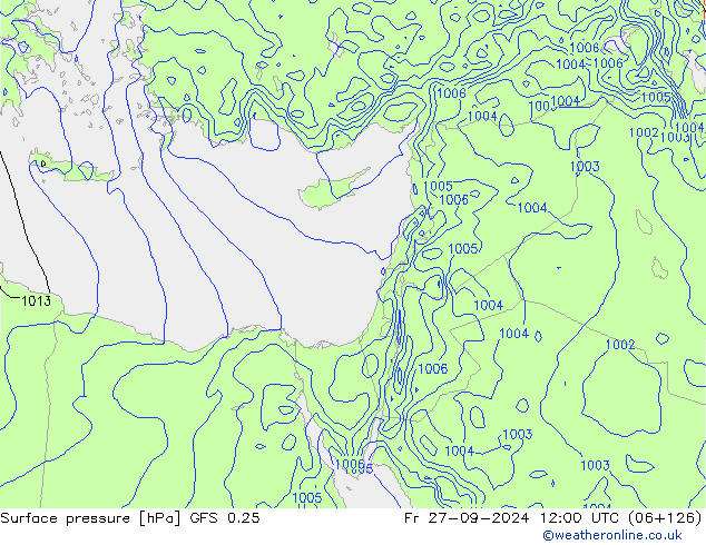 GFS 0.25: пт 27.09.2024 12 UTC