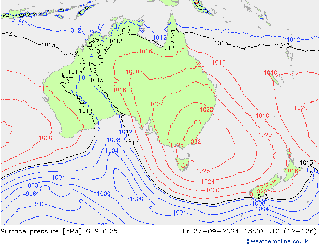 GFS 0.25: vr 27.09.2024 18 UTC