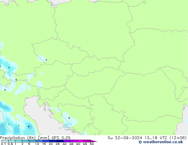 Z500/Rain (+SLP)/Z850 GFS 0.25 Ne 22.09.2024 18 UTC