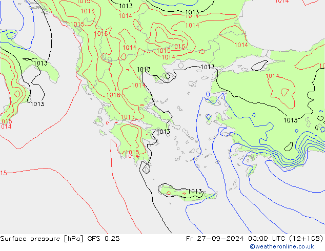 GFS 0.25: vr 27.09.2024 00 UTC