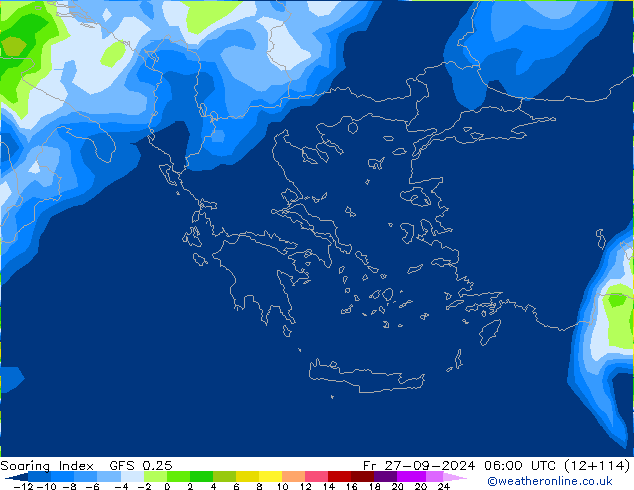 Soaring Index GFS 0.25 Sex 27.09.2024 06 UTC