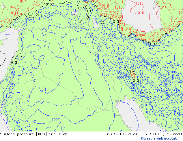 GFS 0.25: пт 04.10.2024 12 UTC