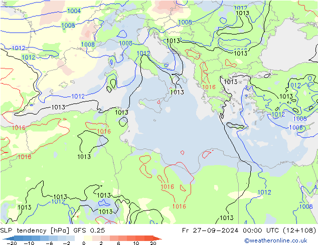   GFS 0.25  27.09.2024 00 UTC