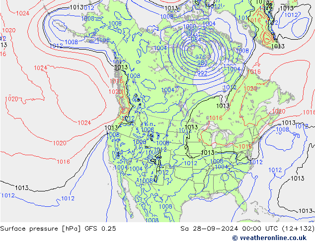 GFS 0.25: Sáb 28.09.2024 00 UTC