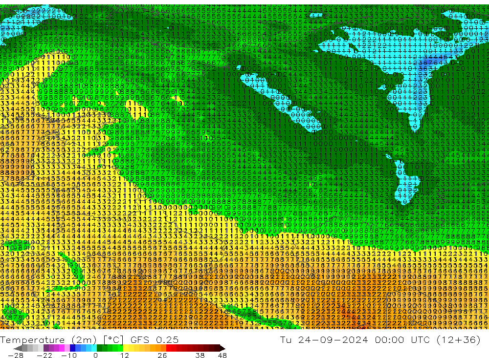 GFS 0.25: Tu 24.09.2024 00 UTC