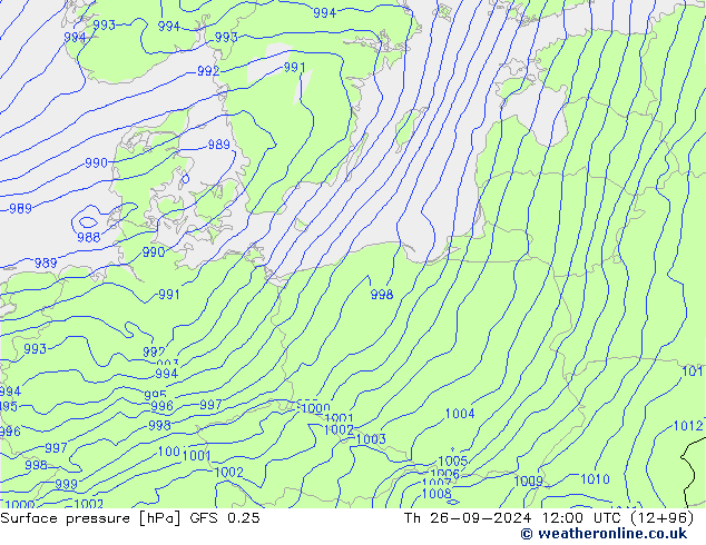 GFS 0.25: do 26.09.2024 12 UTC