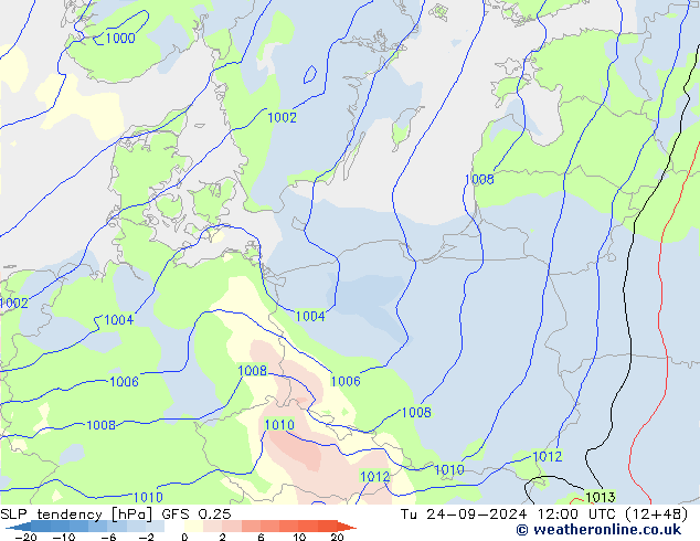   GFS 0.25  24.09.2024 12 UTC