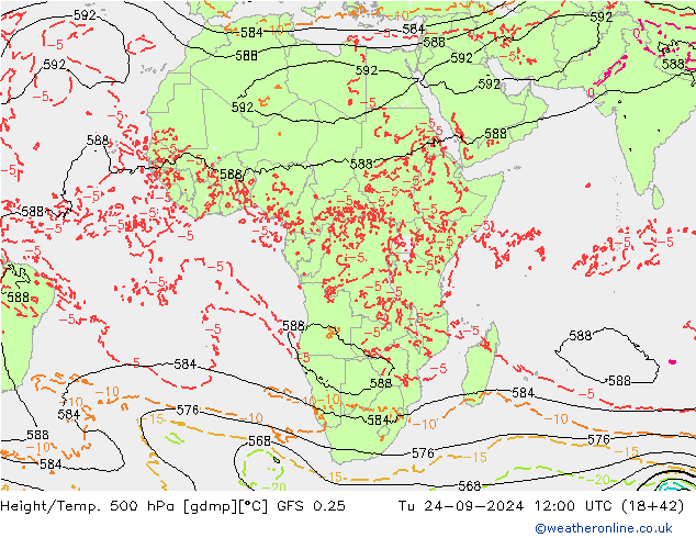 Z500/Rain (+SLP)/Z850 GFS 0.25 mar 24.09.2024 12 UTC