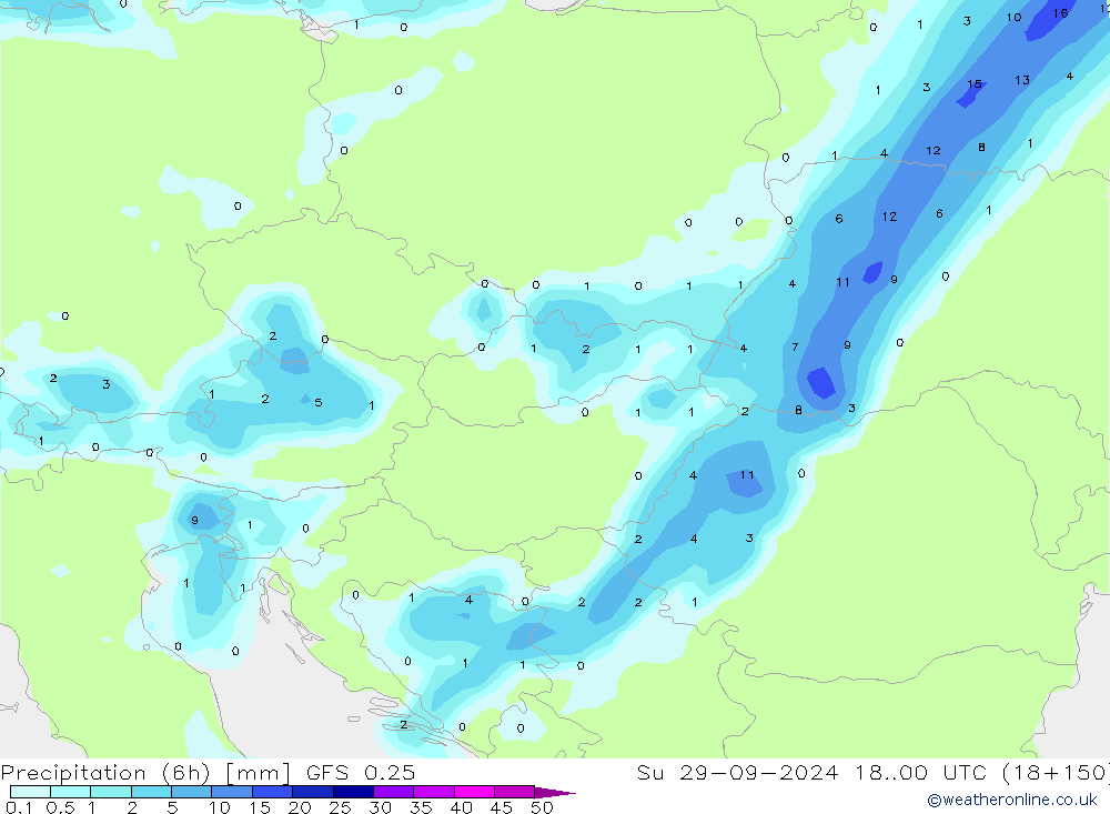 Z500/Rain (+SLP)/Z850 GFS 0.25 Вс 29.09.2024 00 UTC