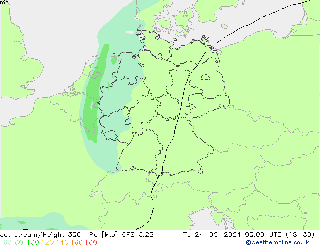 джет GFS 0.25 вт 24.09.2024 00 UTC