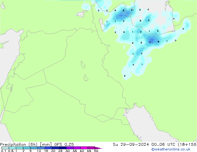 Z500/Rain (+SLP)/Z850 GFS 0.25 dim 29.09.2024 06 UTC